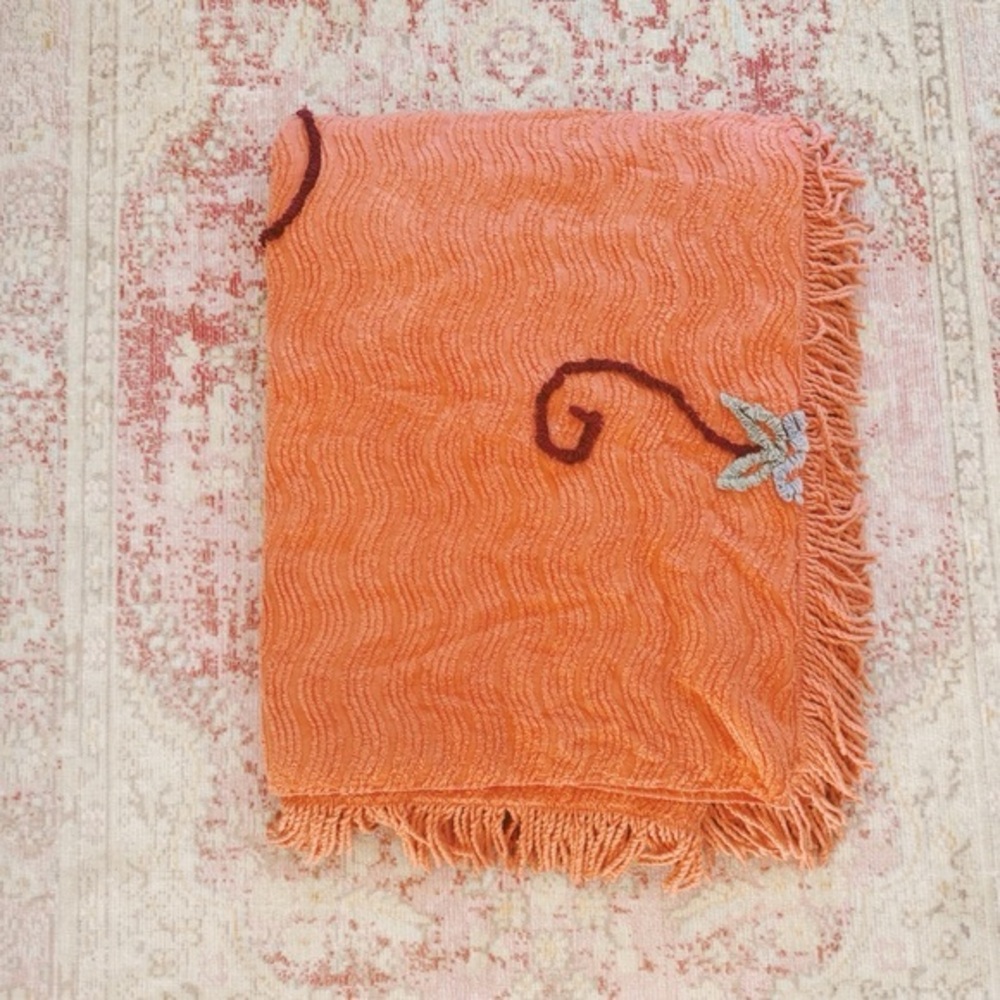1960s Chenile BedSpread Handmade